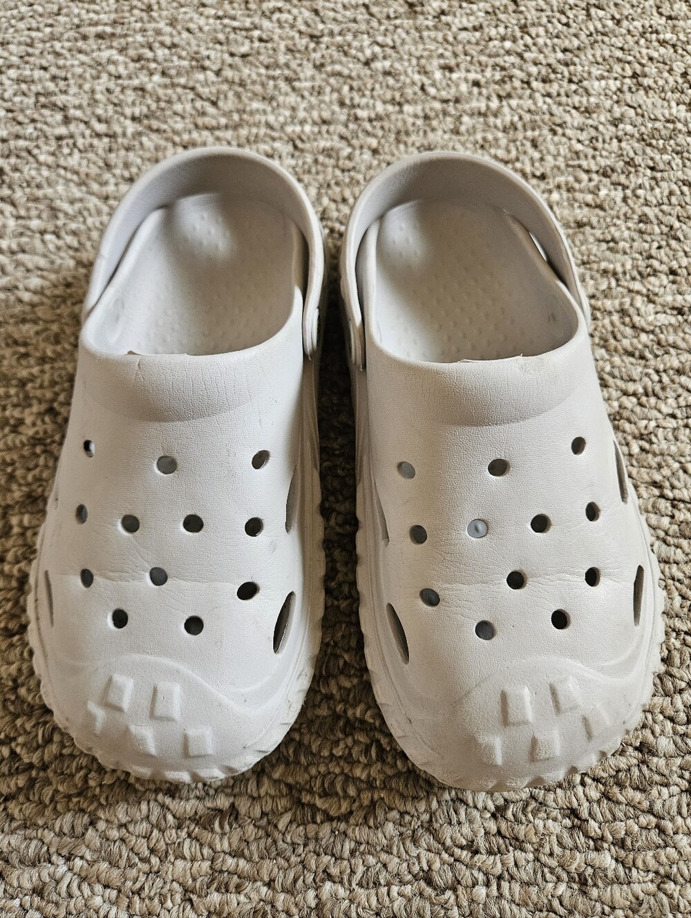 Kids Off-White Slip-On Foam Clogs Water Shoes, US 2 EUR 33
